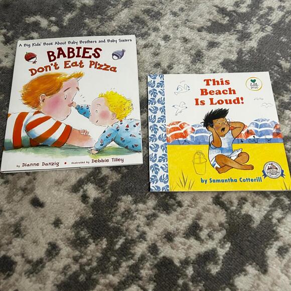 Other - Scholastic Two Books Babies Don't Eat Pizza & This Beach is Loud
